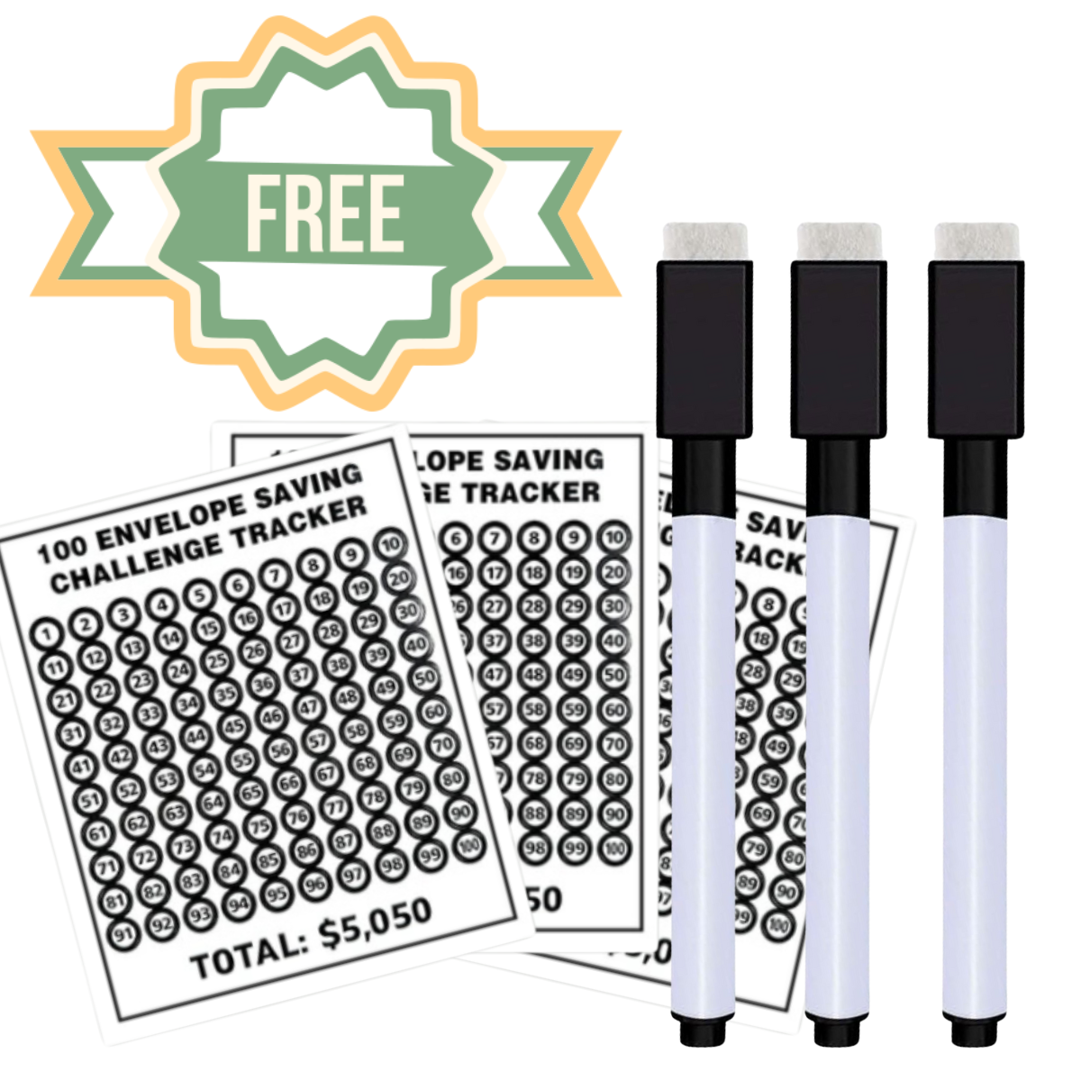 OFFERT : Stylo Effaçable + Tracker Plastifié