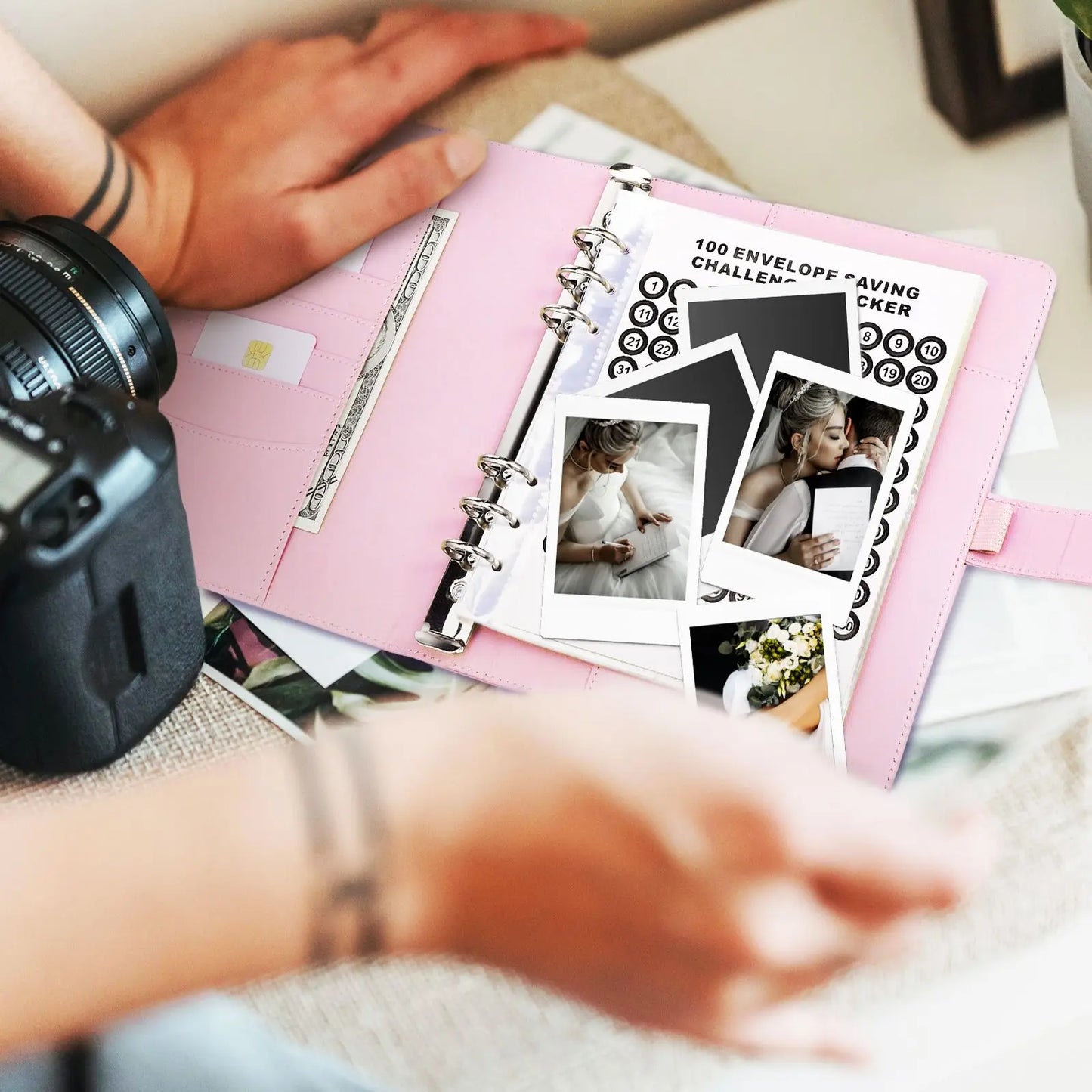 Livret d'économie de 100 enveloppes