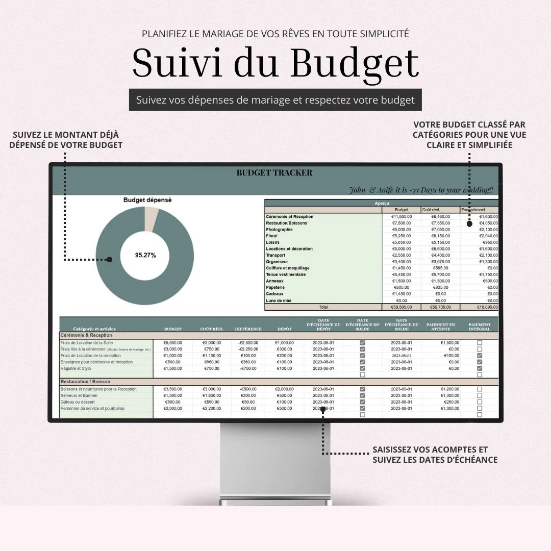 The Wedding Planner · Event & Budget Planning System